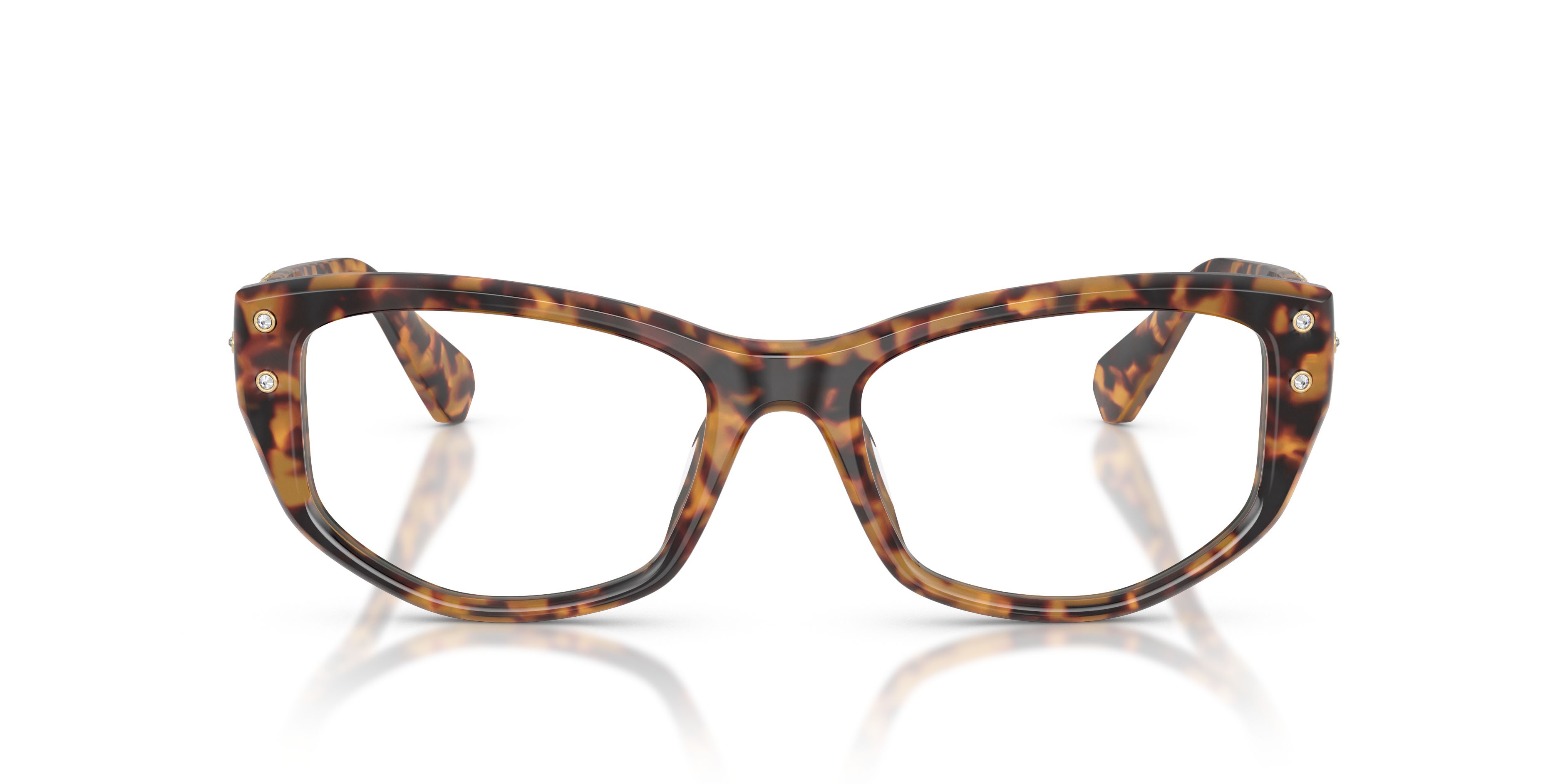 Eyeglasses Swarovski SK 2062U (1040) color havana chiaro shape square lenses lente demo