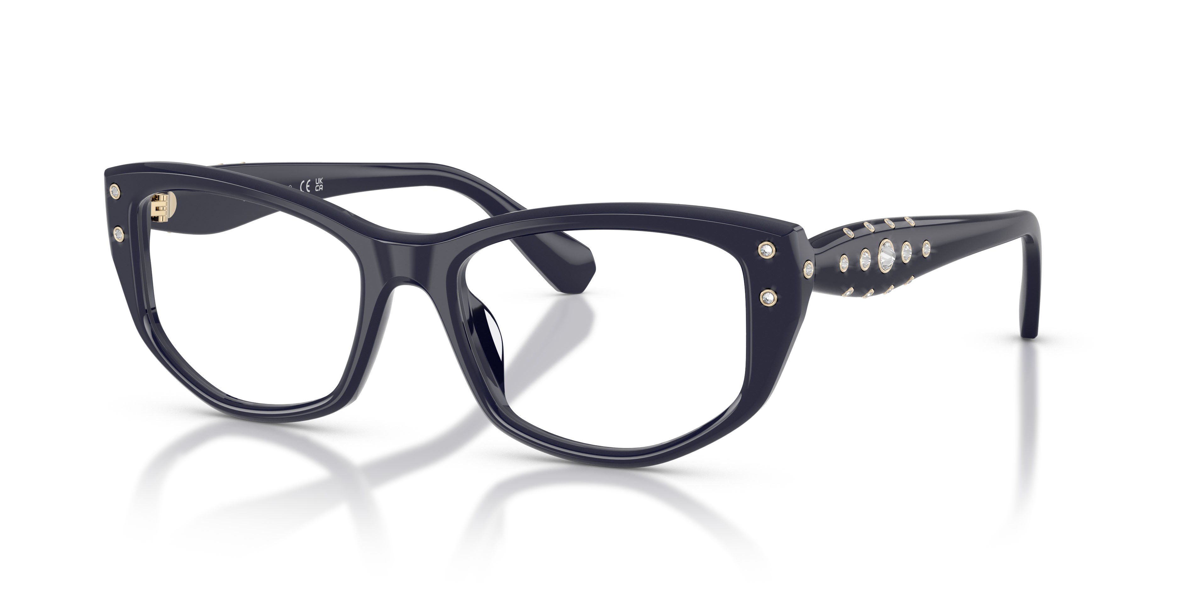 Occhiali da vista Swarovski SK 2062U (1099) colore blu forma quadrato lenti lente demo