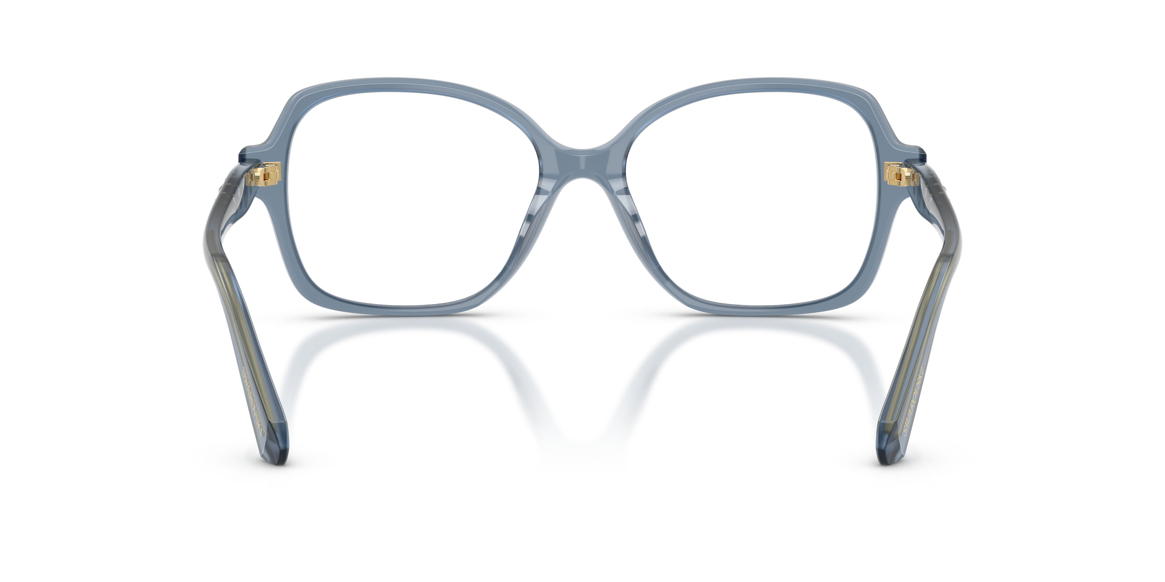 Eyeglasses Swarovski SK 2063 (1102) color azzurro perlaceo shape square lenses lente demo