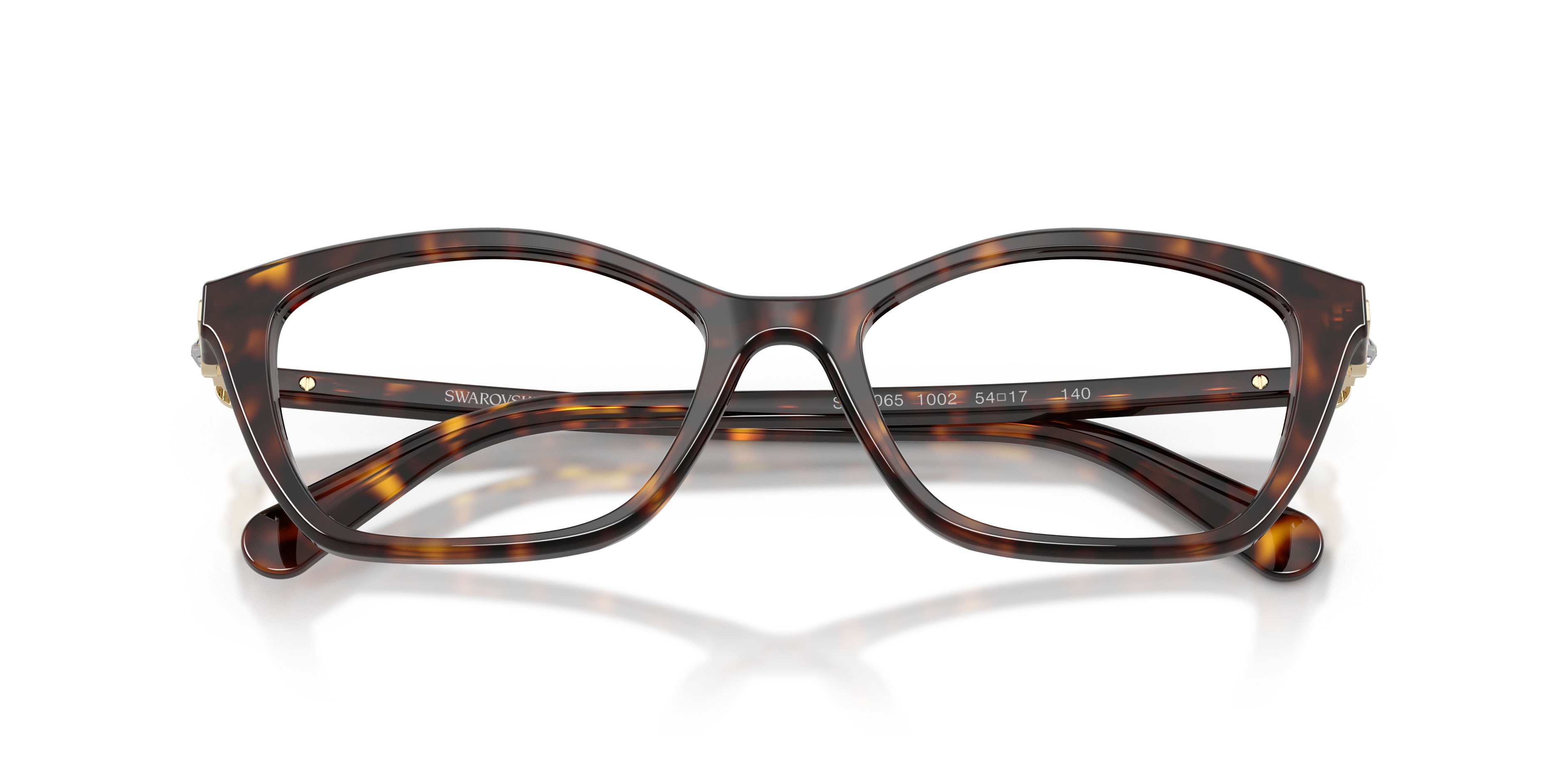 Eyeglasses Swarovski SK 2065 (1002) color havana shape square lenses lente demo