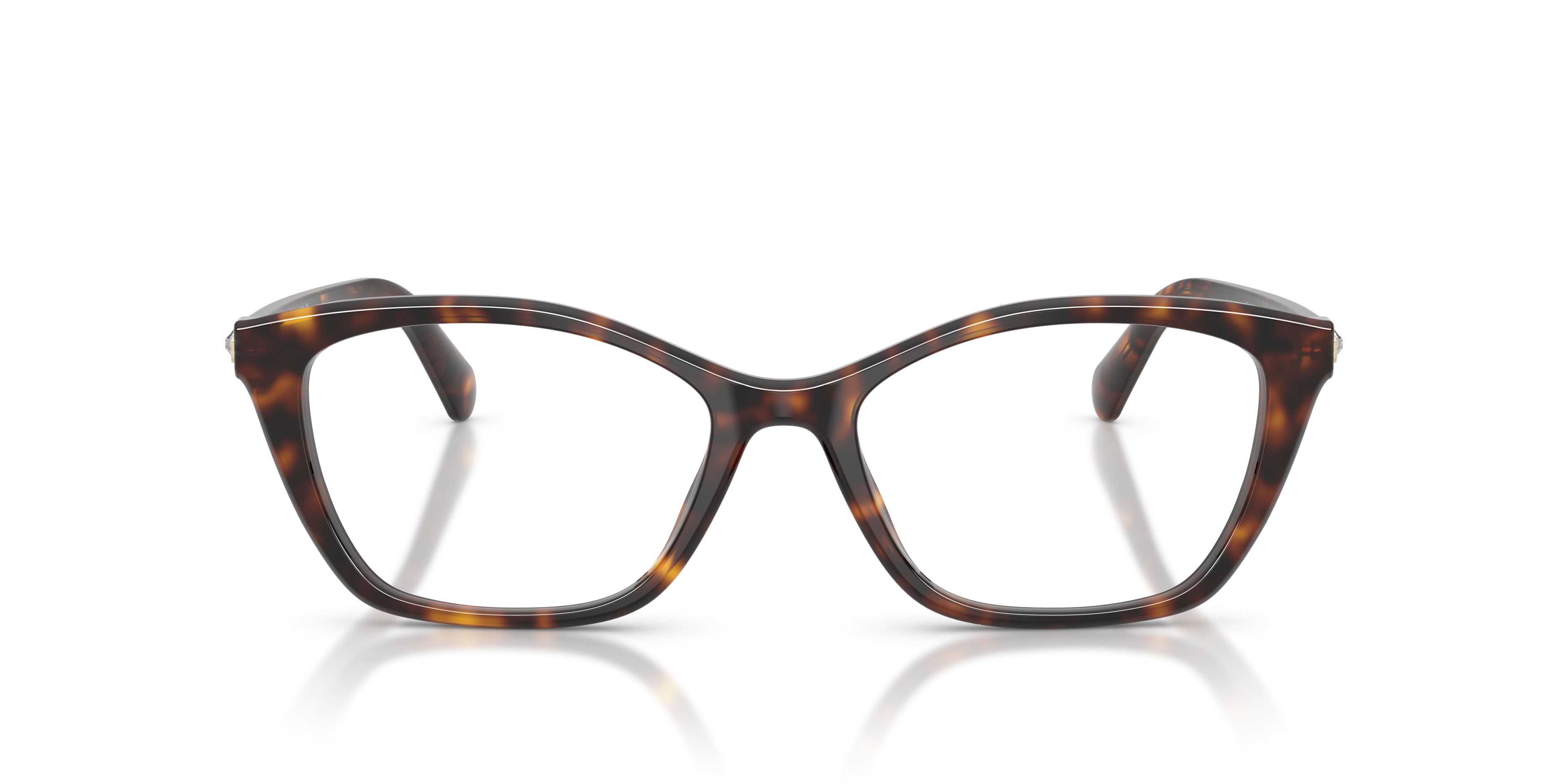 Eyeglasses Swarovski SK 2065 (1002) color havana shape square lenses lente demo