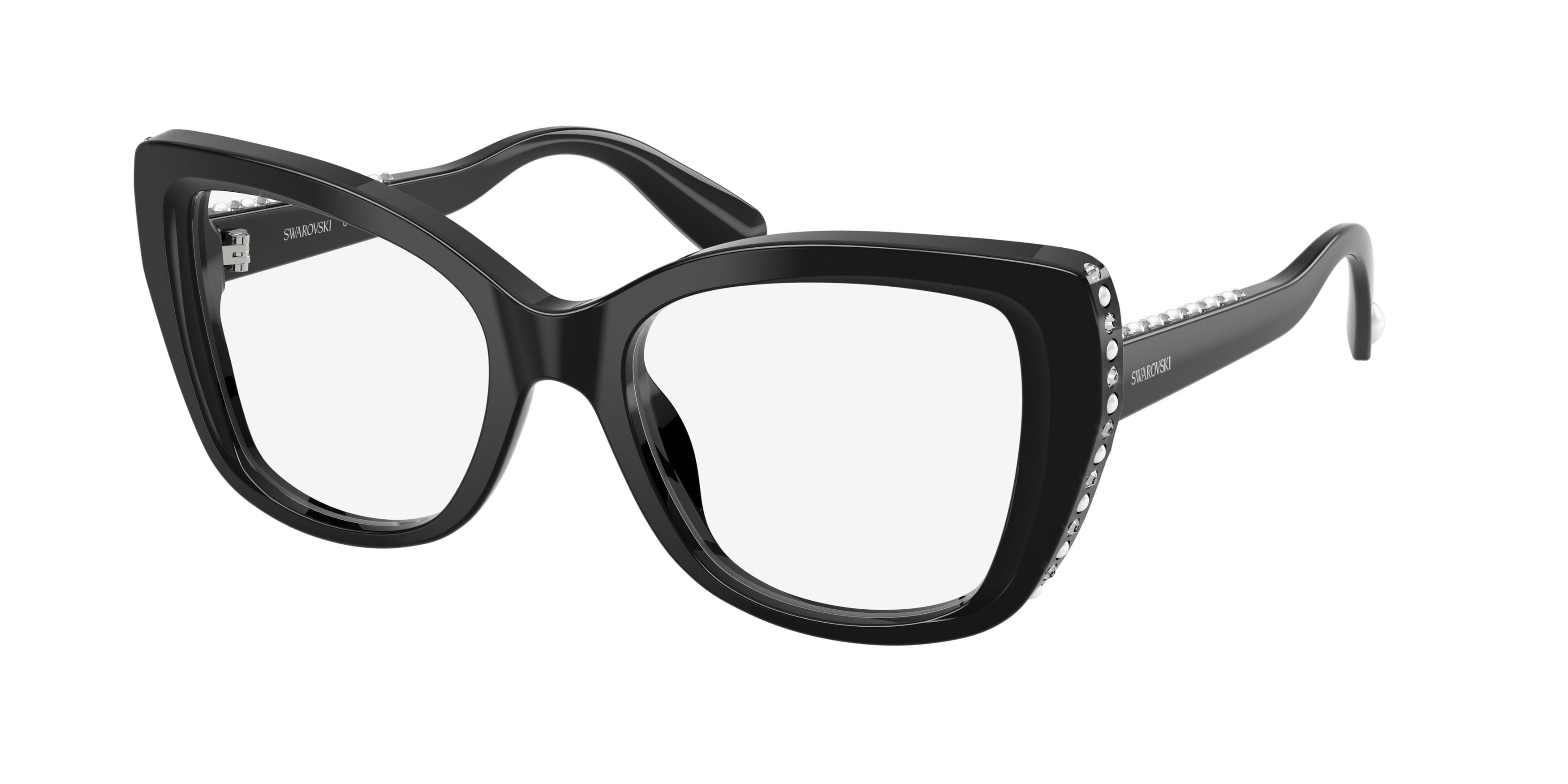 Eyeglasses Swarovski SK 2066U (1093) color nero shape butterfly lenses lente demo