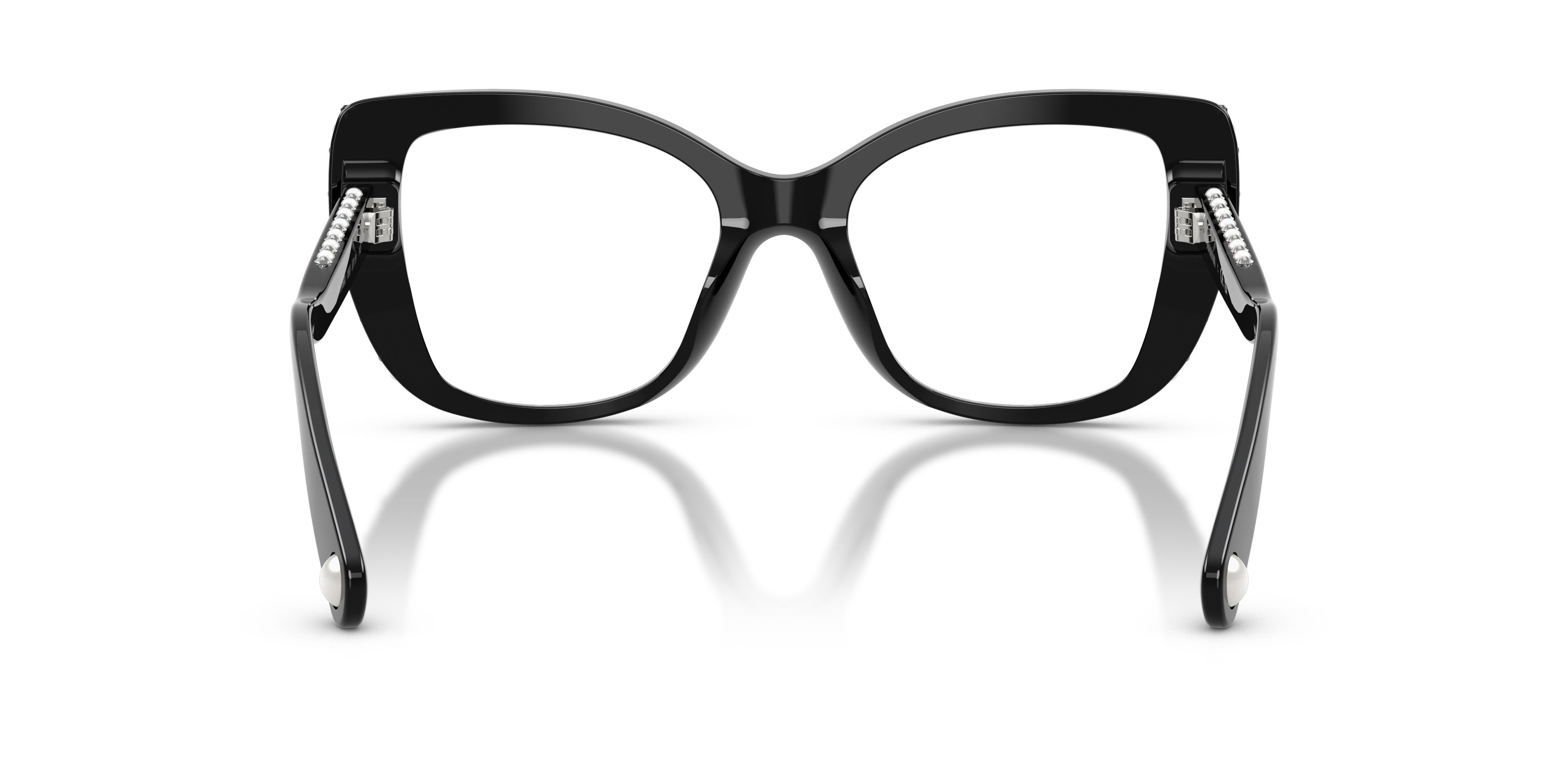 Eyeglasses Swarovski SK 2066U (1093) color nero shape butterfly lenses lente demo