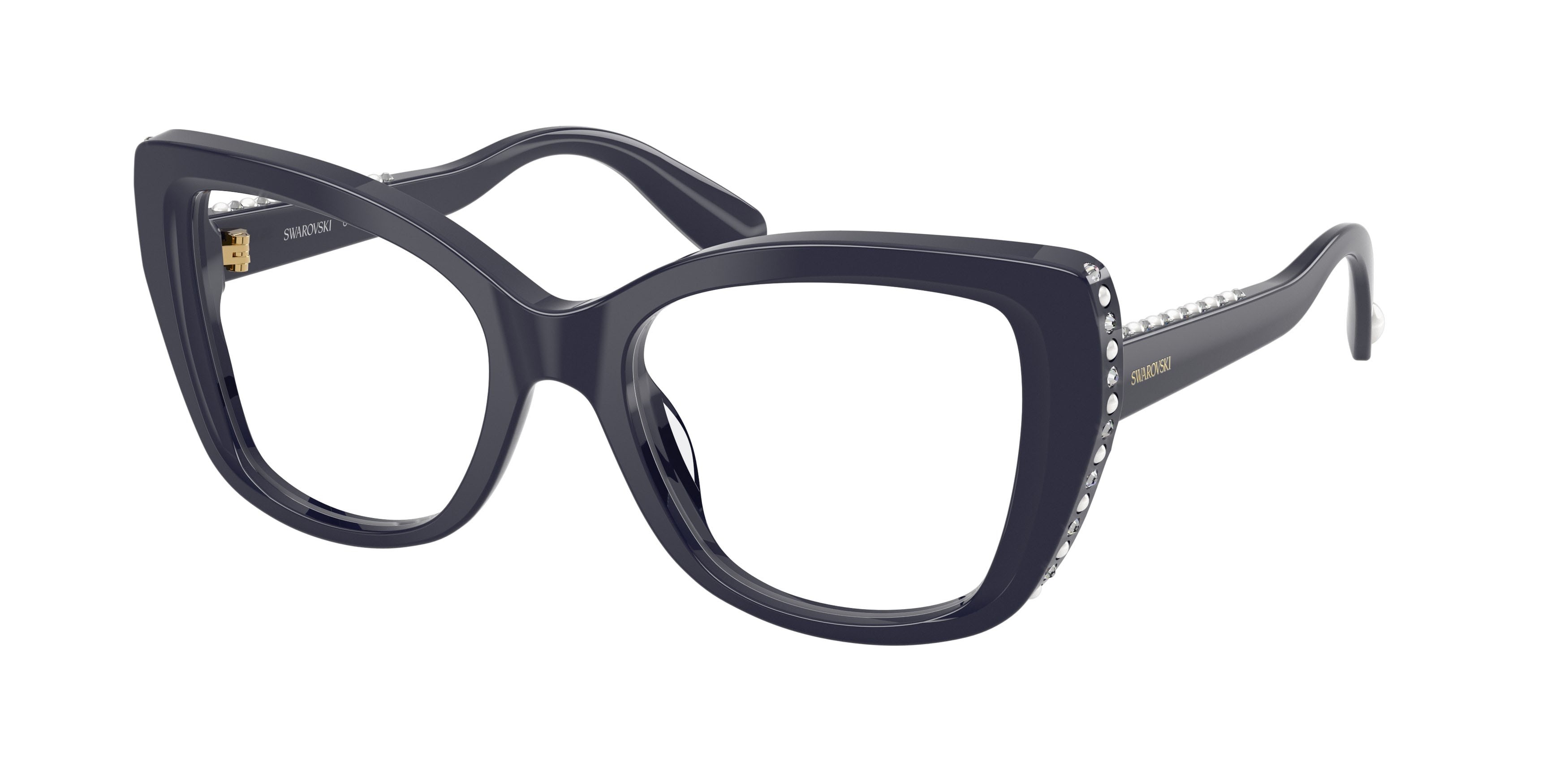Occhiali da vista Swarovski SK 2066U (1099) colore blu forma farfalla lenti lente demo