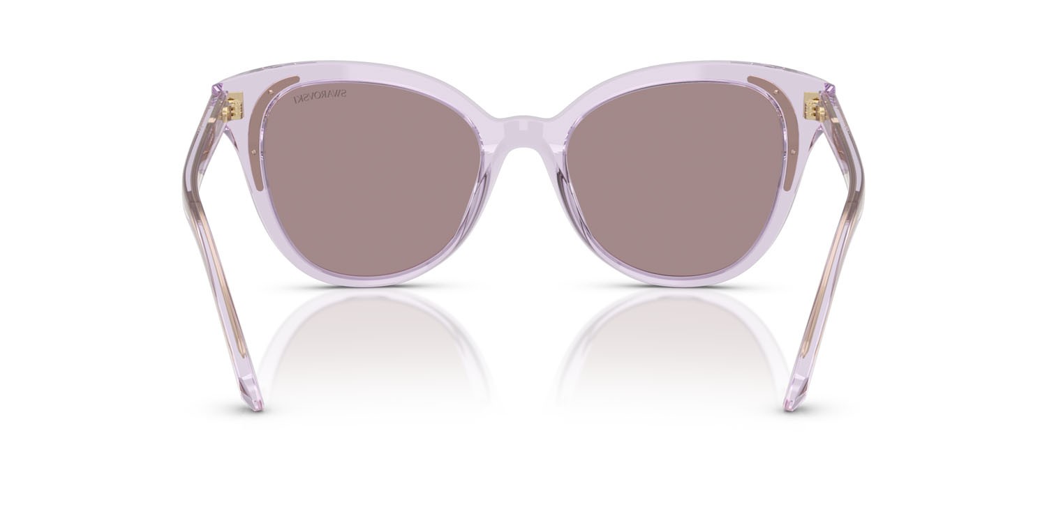 Sonnenbrillen Swarovski SK 6031 (1079LA) farbe lilla trasparente form schmetterling gläser viola