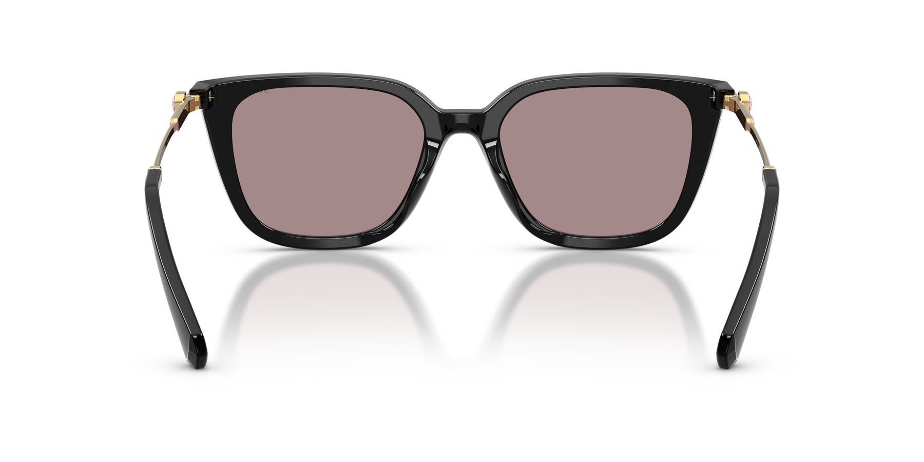 Sunglasses Swarovski SK 6054D (1001LA) color nero shape square lenses viola