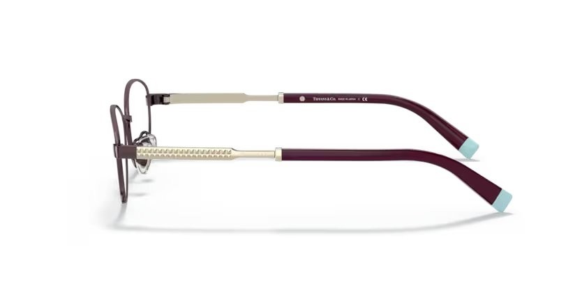 Brillen Tiffany TF 1144TD (6015) farbe bordeaux form oval gläser lente demo