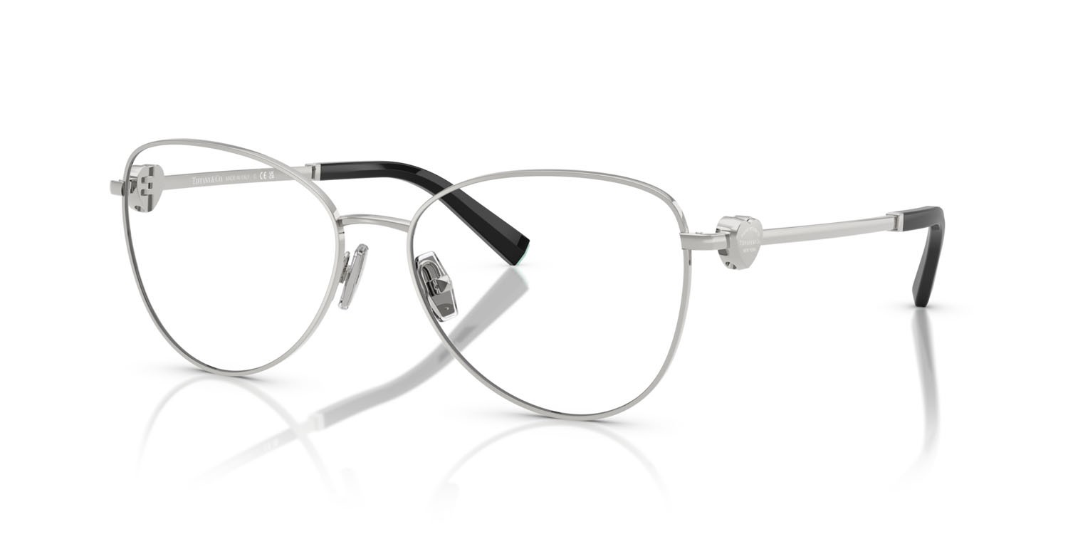 Eyeglasses Tiffany TF 1163B (6001) color argento shape aviator lenses lente demo