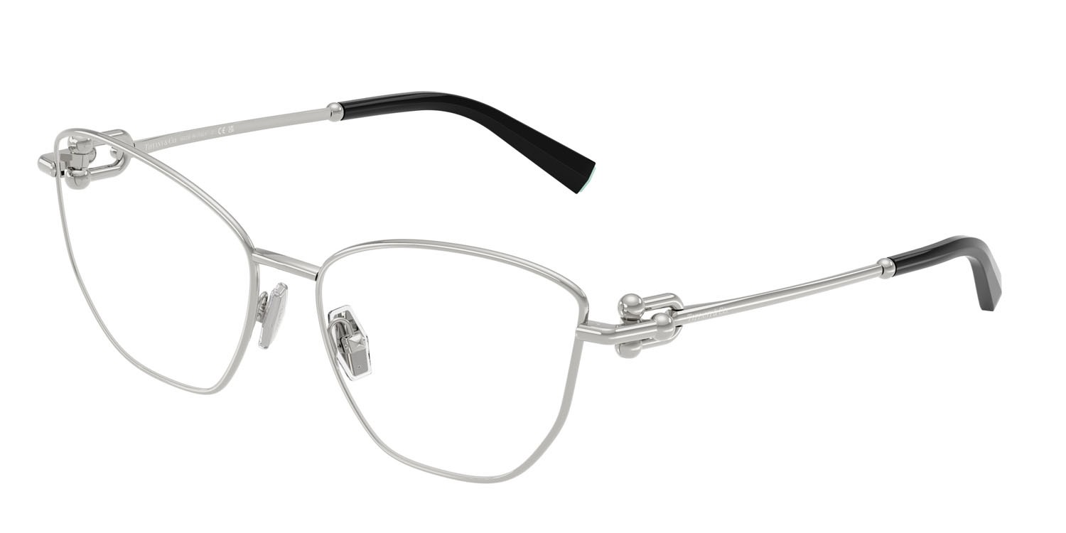 Eyeglasses Tiffany TF 1166 (6001) color argento shape cat eye lenses lente demo