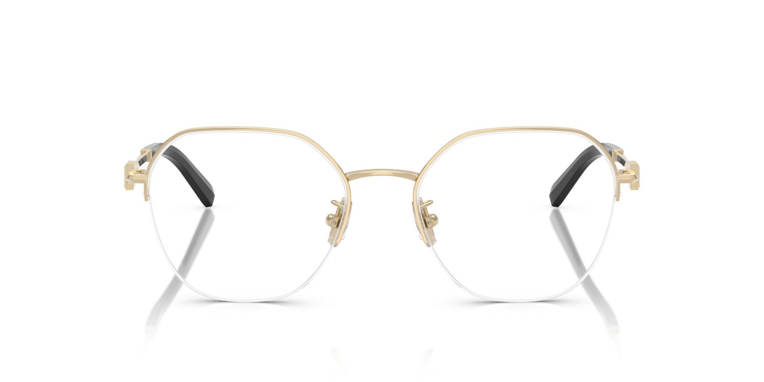 Eyeglasses Tiffany TF 1167D (6021) color oro pallido shape round lenses lente demo