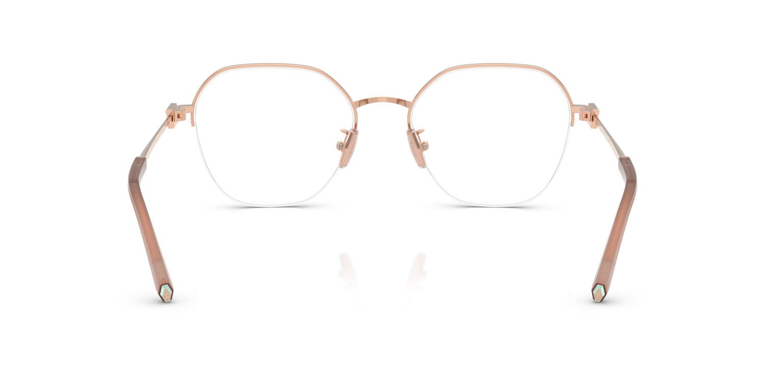 Eyeglasses Tiffany TF 1167D (6105) color oro rose shape round lenses lente demo