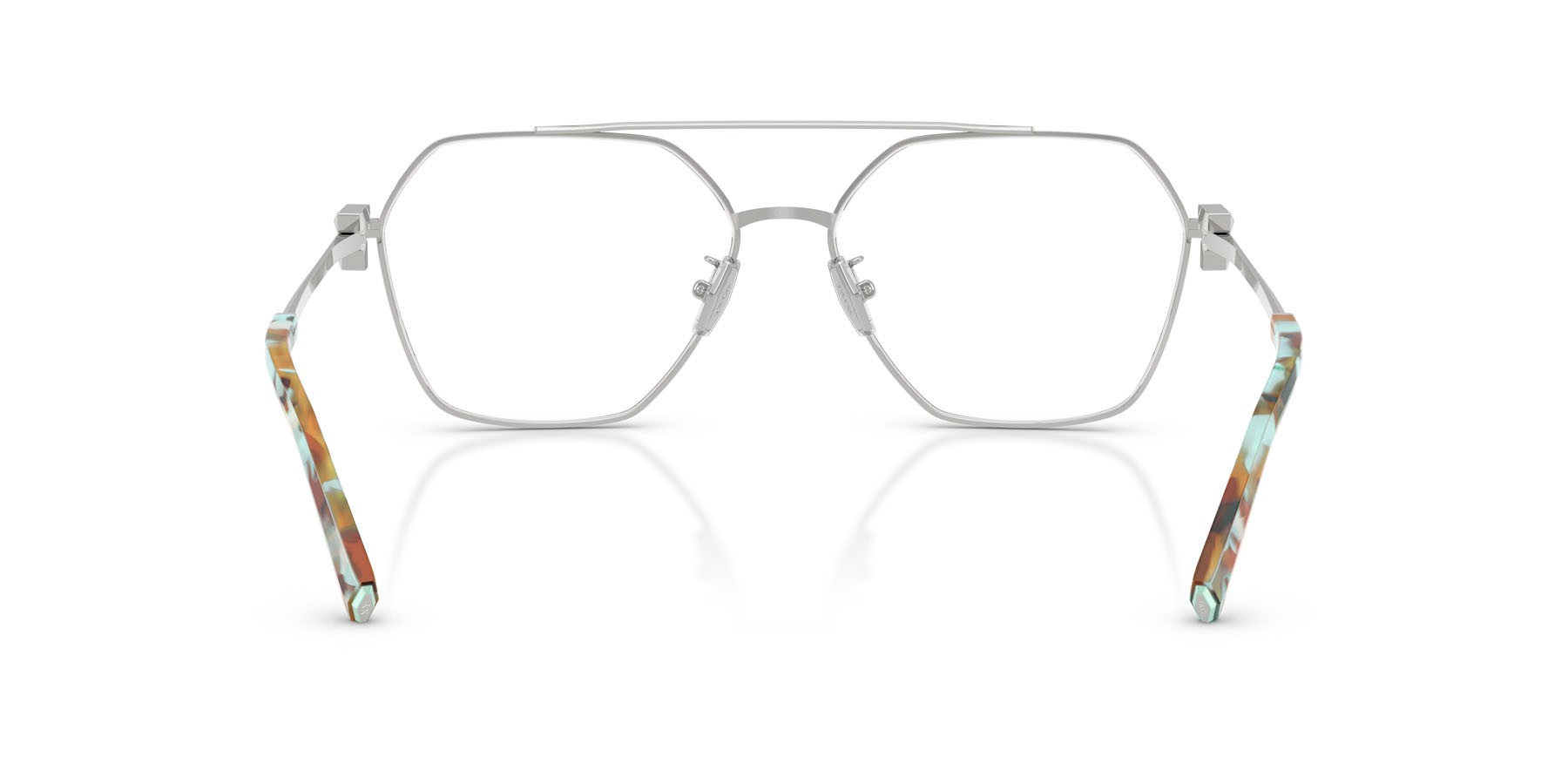 Occhiali da vista Tiffany TF 1169 (6001) colore argento forma irregolare lenti lente demo
