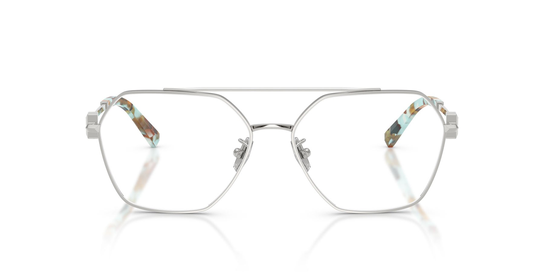 Occhiali da vista Tiffany TF 1169 (6001) colore argento forma irregolare lenti lente demo