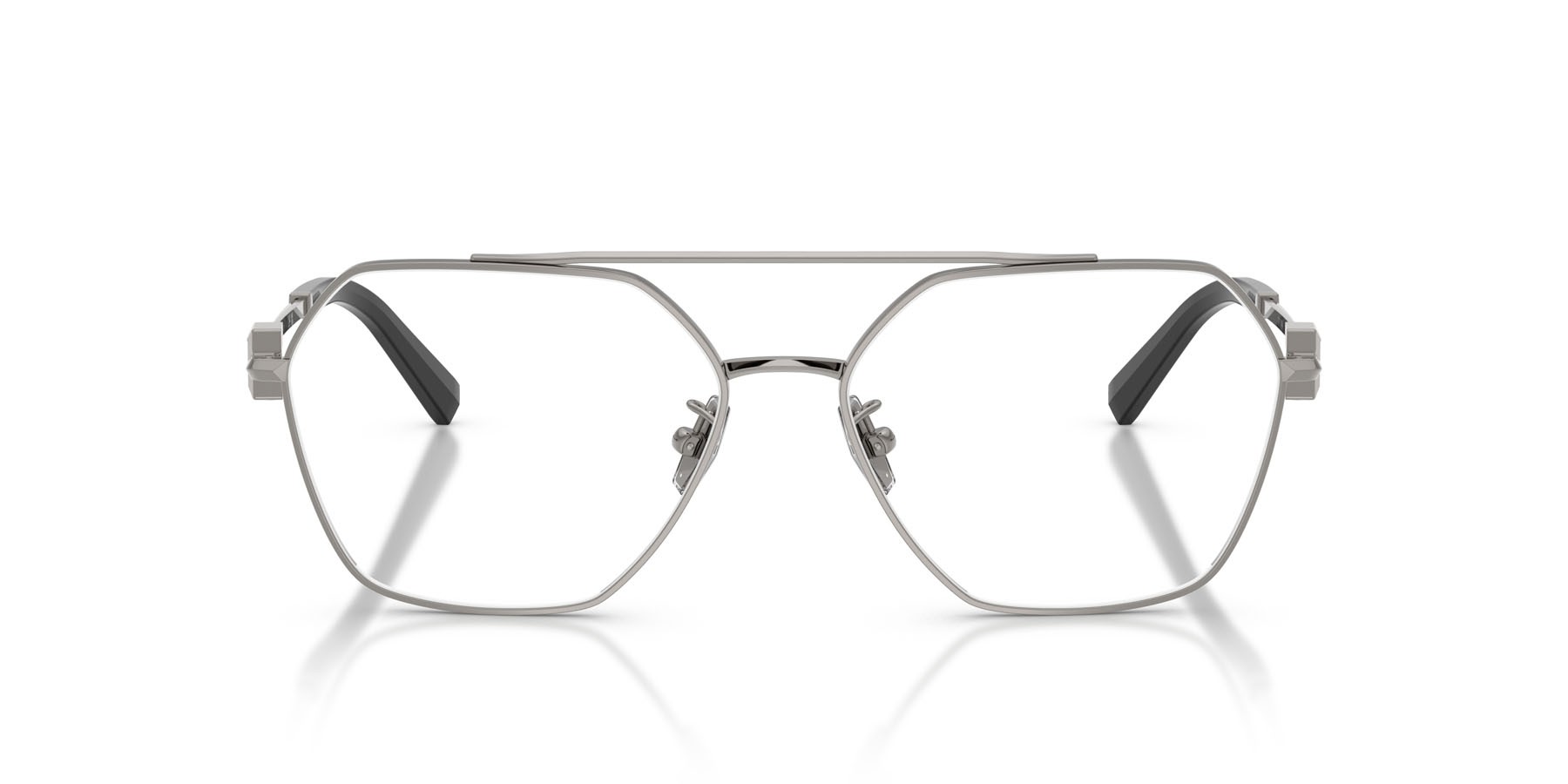 Occhiali da vista Tiffany TF 1169 (6003) colore gunmetal forma irregolare lenti lente demo