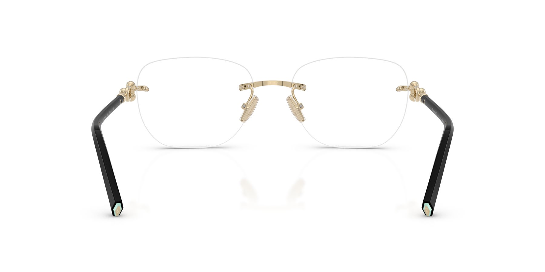 Occhiali da vista Tiffany TF 1170D (6021) colore oro pallido forma quadrato lenti lente demo