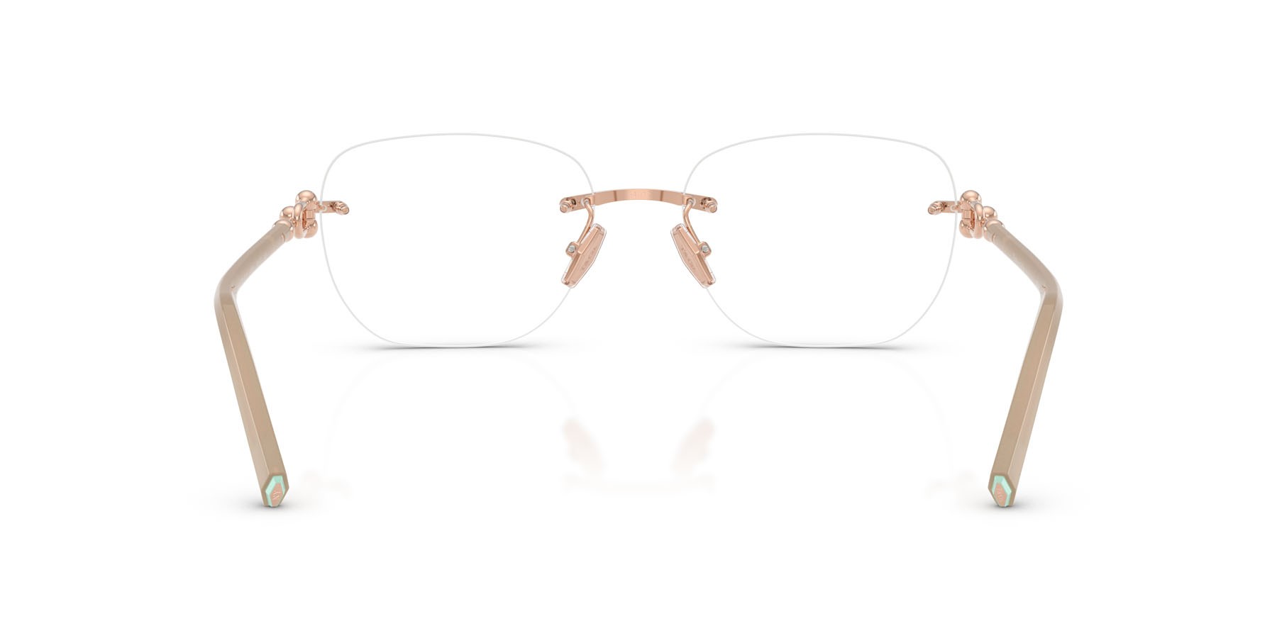 Occhiali da vista Tiffany TF 1170D (6105) colore oro rose forma quadrato lenti lente demo
