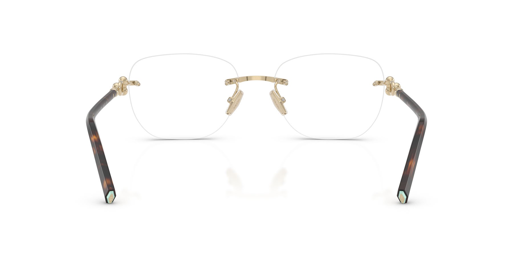 Occhiali da vista Tiffany TF 1170D (6189) colore oro pallido forma quadrato lenti lente demo