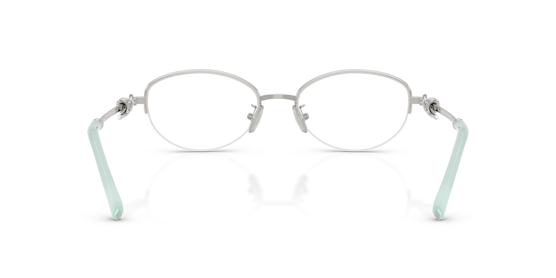 Eyeglasses Tiffany TF 1171D (6151) color tiffany blue on silver shape oval lenses lente demo