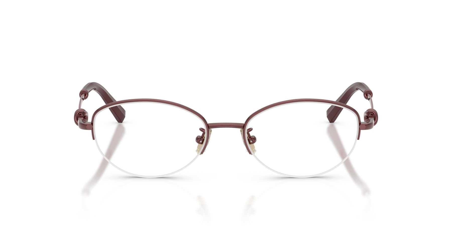 Eyeglasses Tiffany TF 1171D (6185) color bordeaux shape oval lenses lente demo