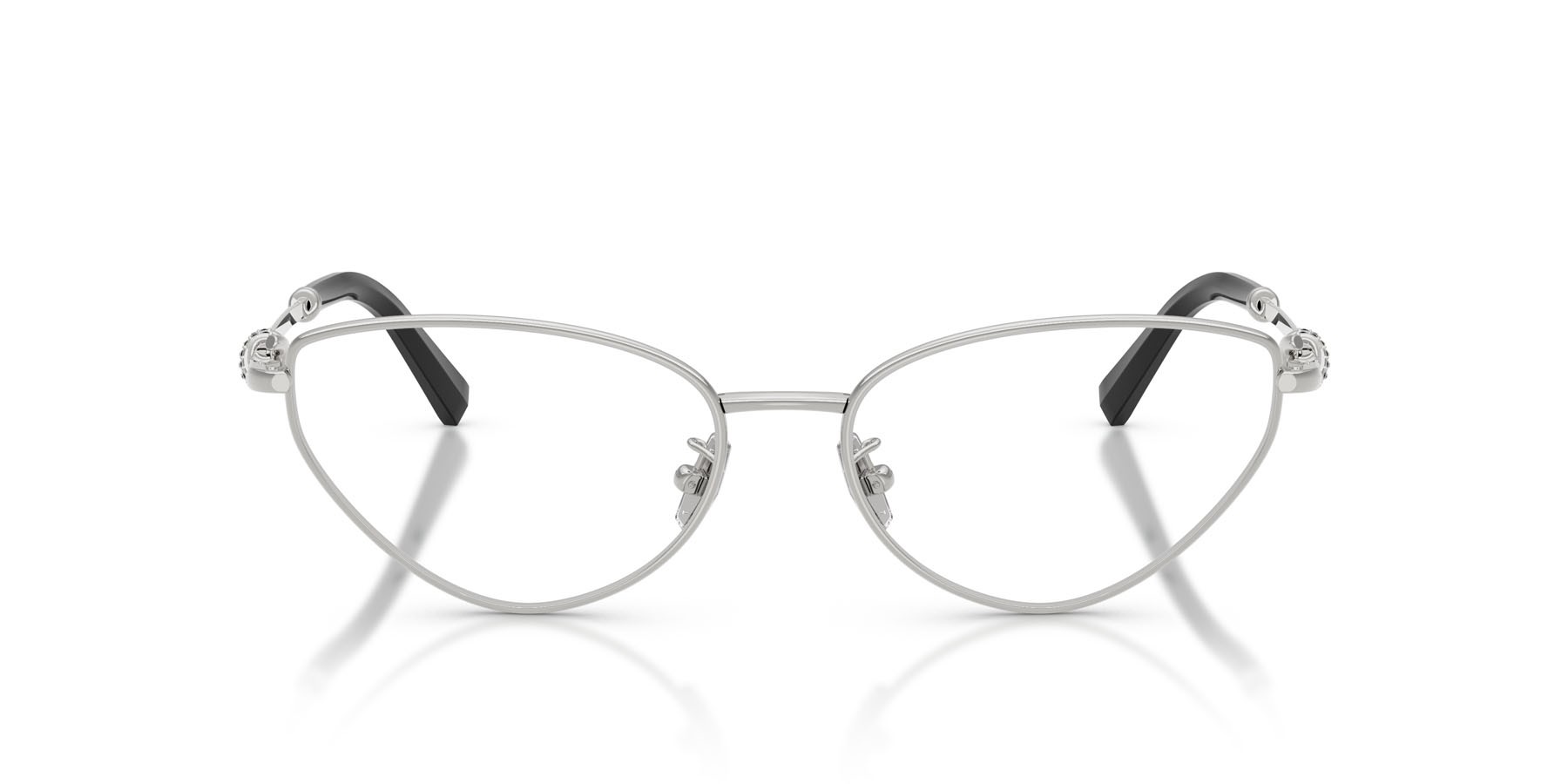 Eyeglasses Tiffany TF 1172B (6001) color argento shape cat eye lenses lente demo