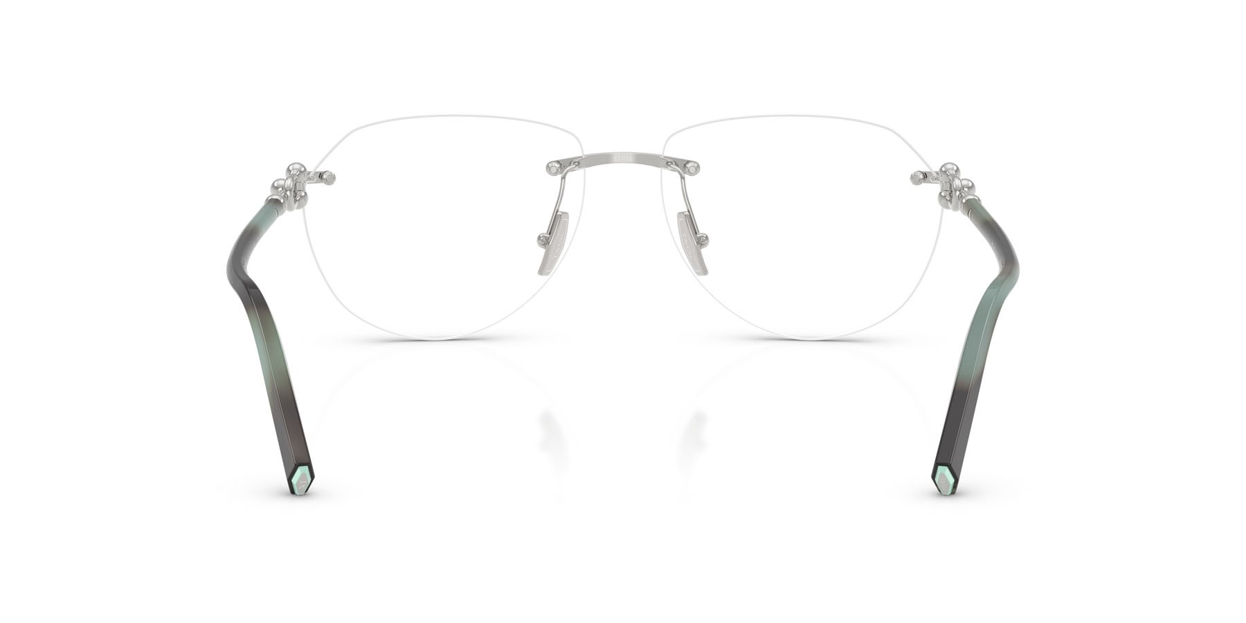 Occhiali da vista Tiffany TF 1173K (6213) colore argento placcato oro forma aviator lenti lente demo