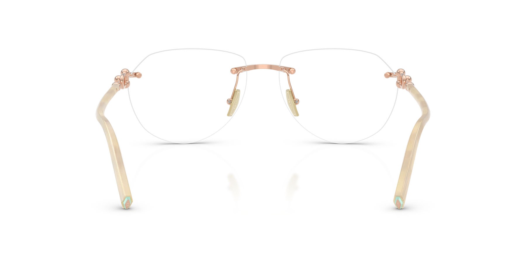 Occhiali da vista Tiffany TF 1173K (6214) colore placcato oro rose forma aviator lenti lente demo
