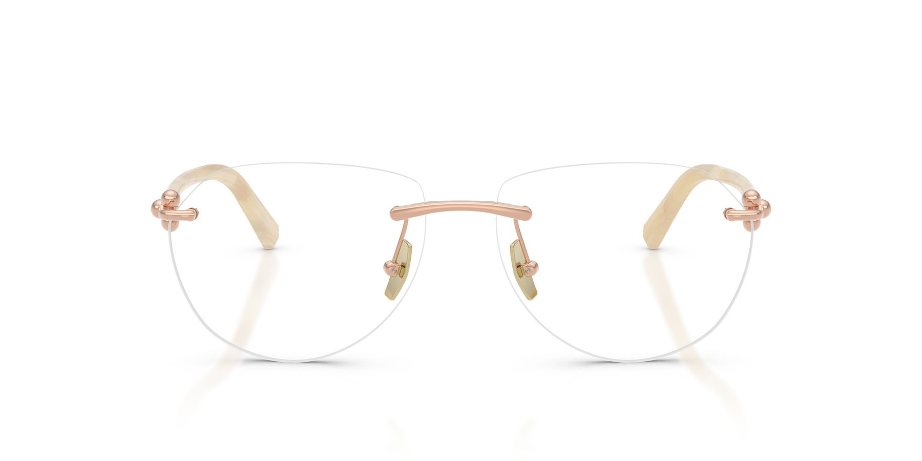 Occhiali da vista Tiffany TF 1173K (6214) colore placcato oro rose forma aviator lenti lente demo