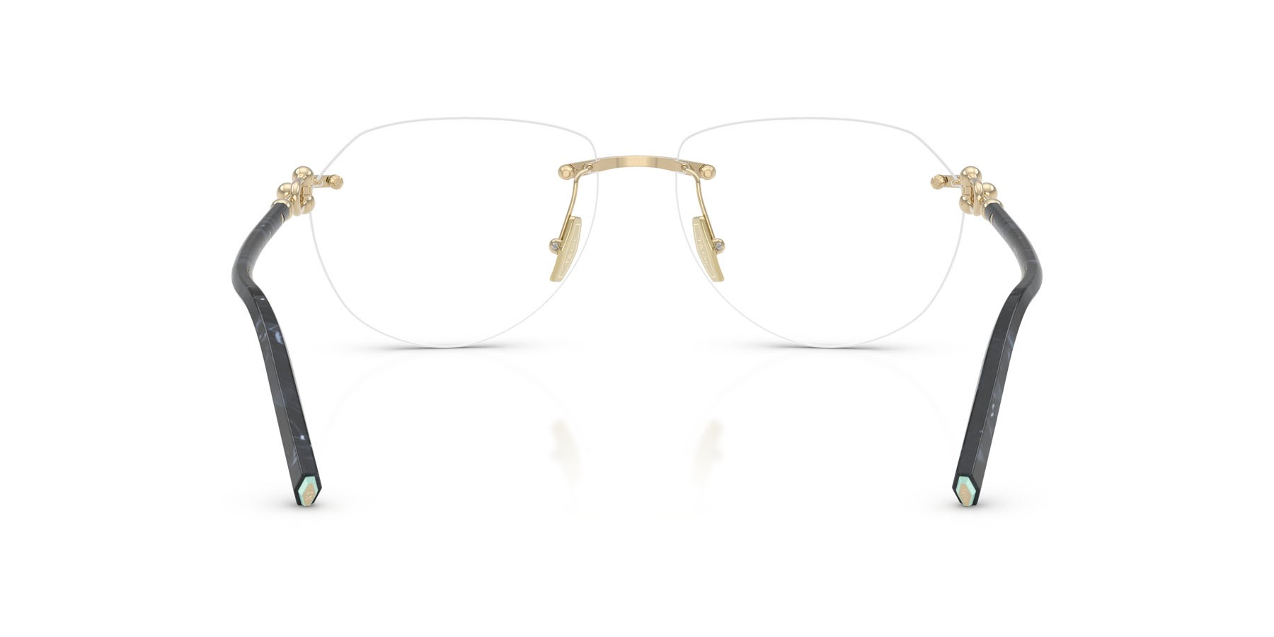 Occhiali da vista Tiffany TF 1173K (6220) colore placcato oro pallido forma aviator lenti lente demo