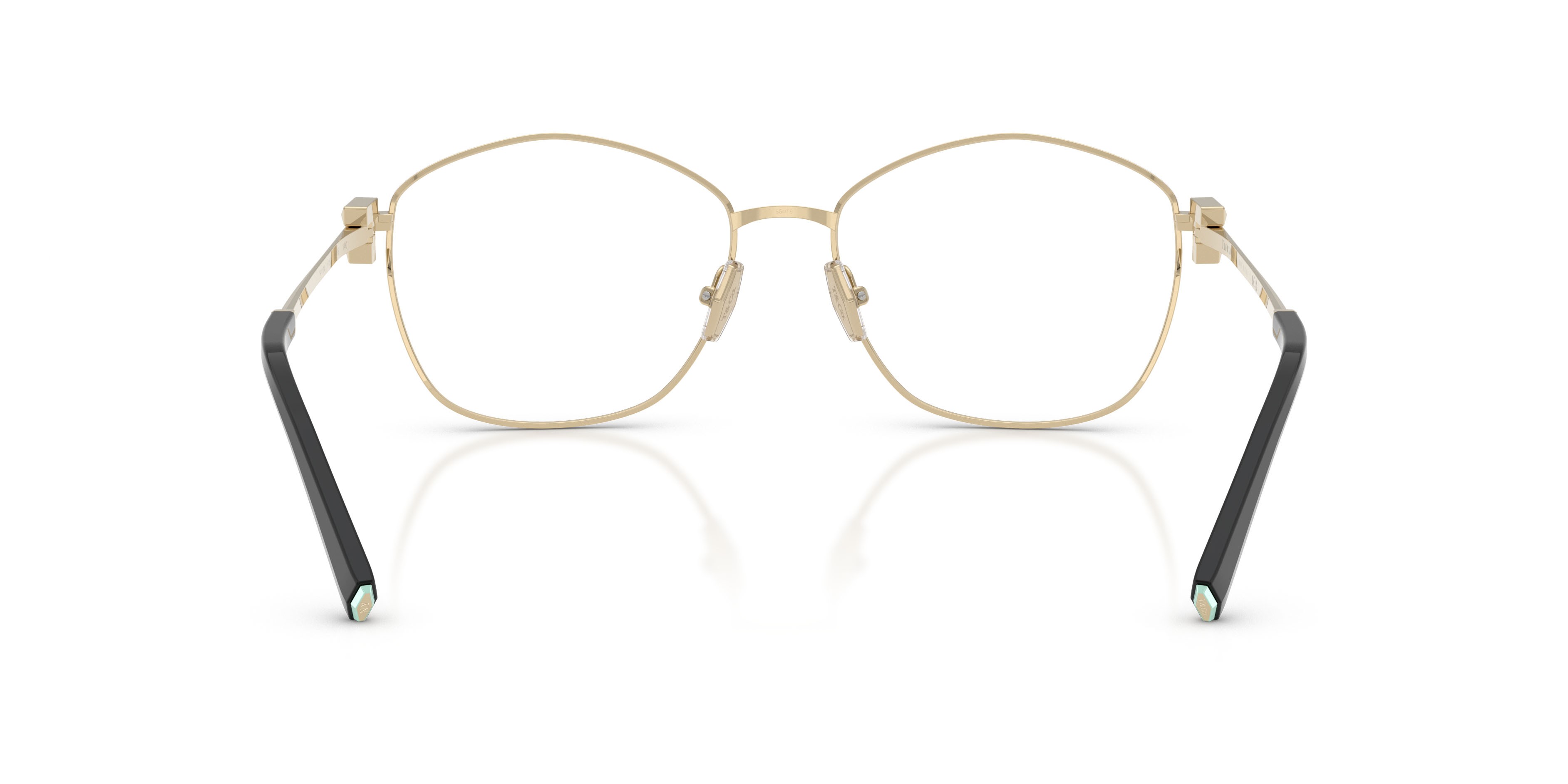 Eyeglasses Tiffany TF 1174 (6180) color bordeaux su oro pallido shape irregular lenses lente demo