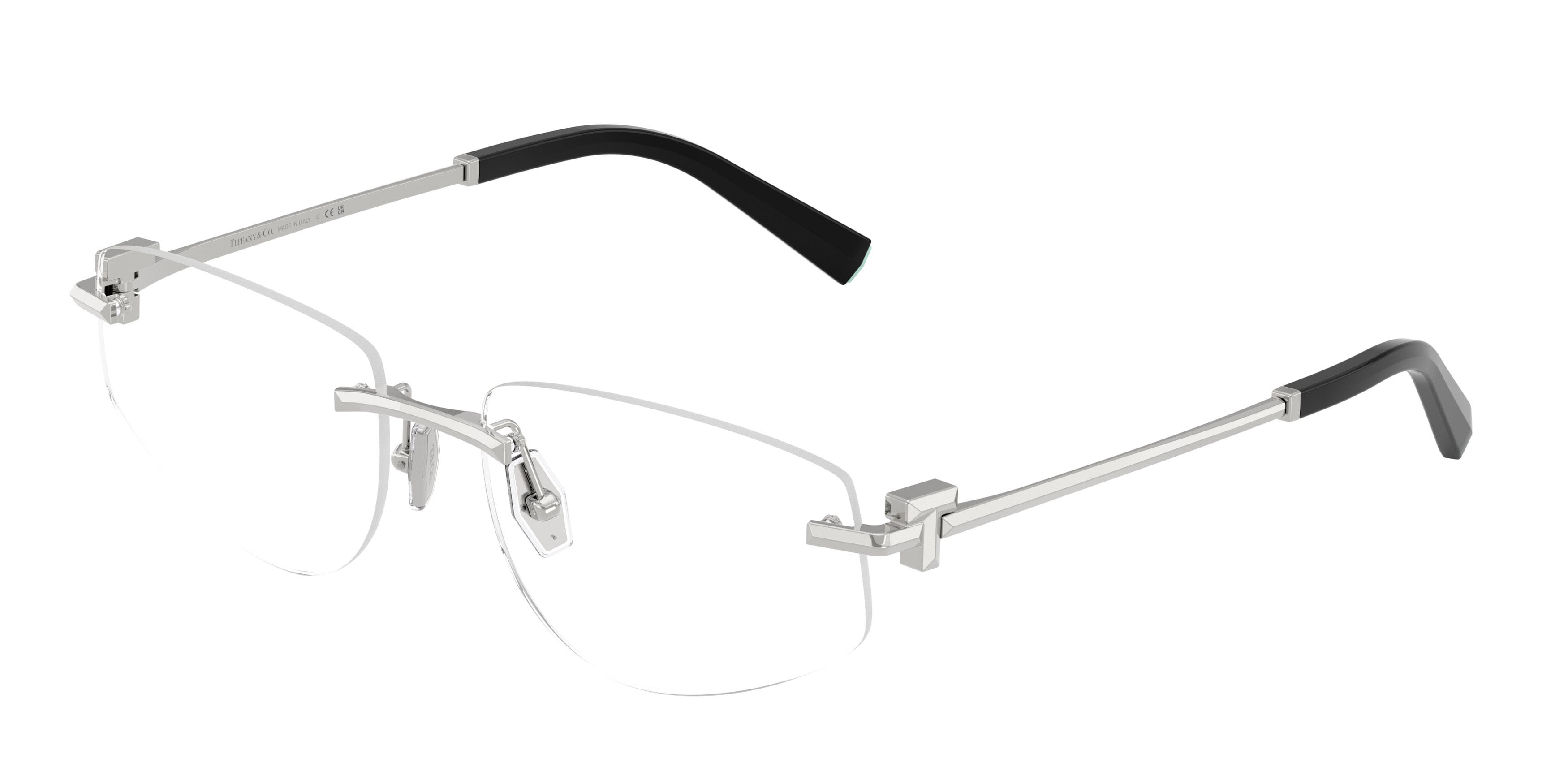 Eyeglasses Tiffany TF 1175 (6001) color argento shape irregular lenses lente demo
