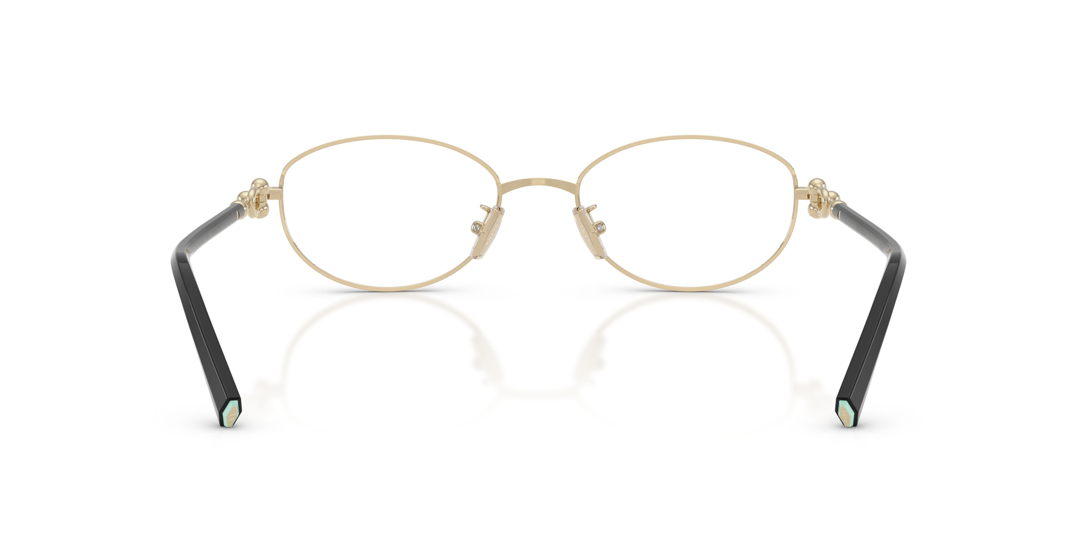Occhiali da vista Tiffany TF 1176D (6021) colore oro pallido forma ovale lenti lente demo