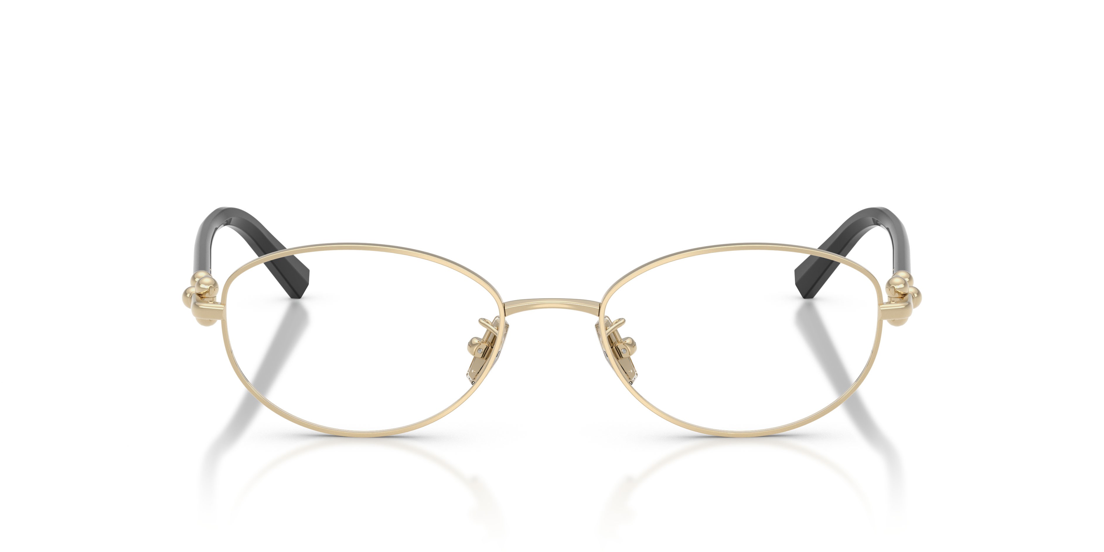 Occhiali da vista Tiffany TF 1176D (6021) colore oro pallido forma ovale lenti lente demo