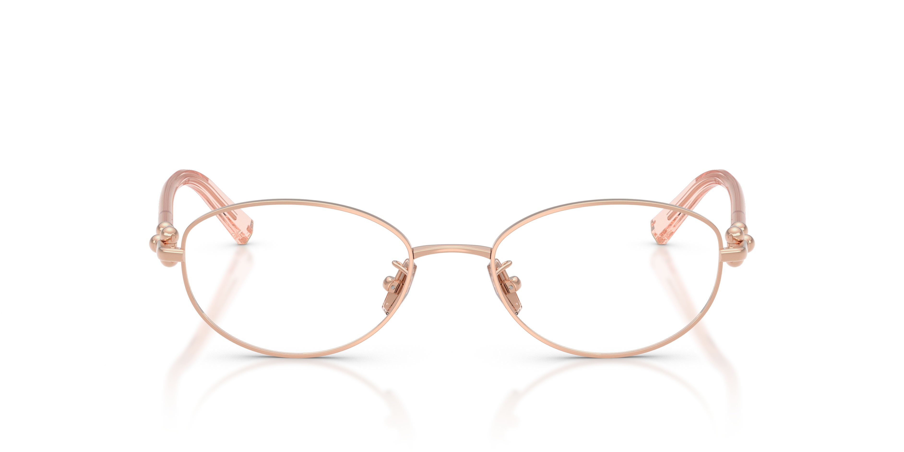 Occhiali da vista Tiffany TF 1176D (6105) colore oro rose forma ovale lenti lente demo