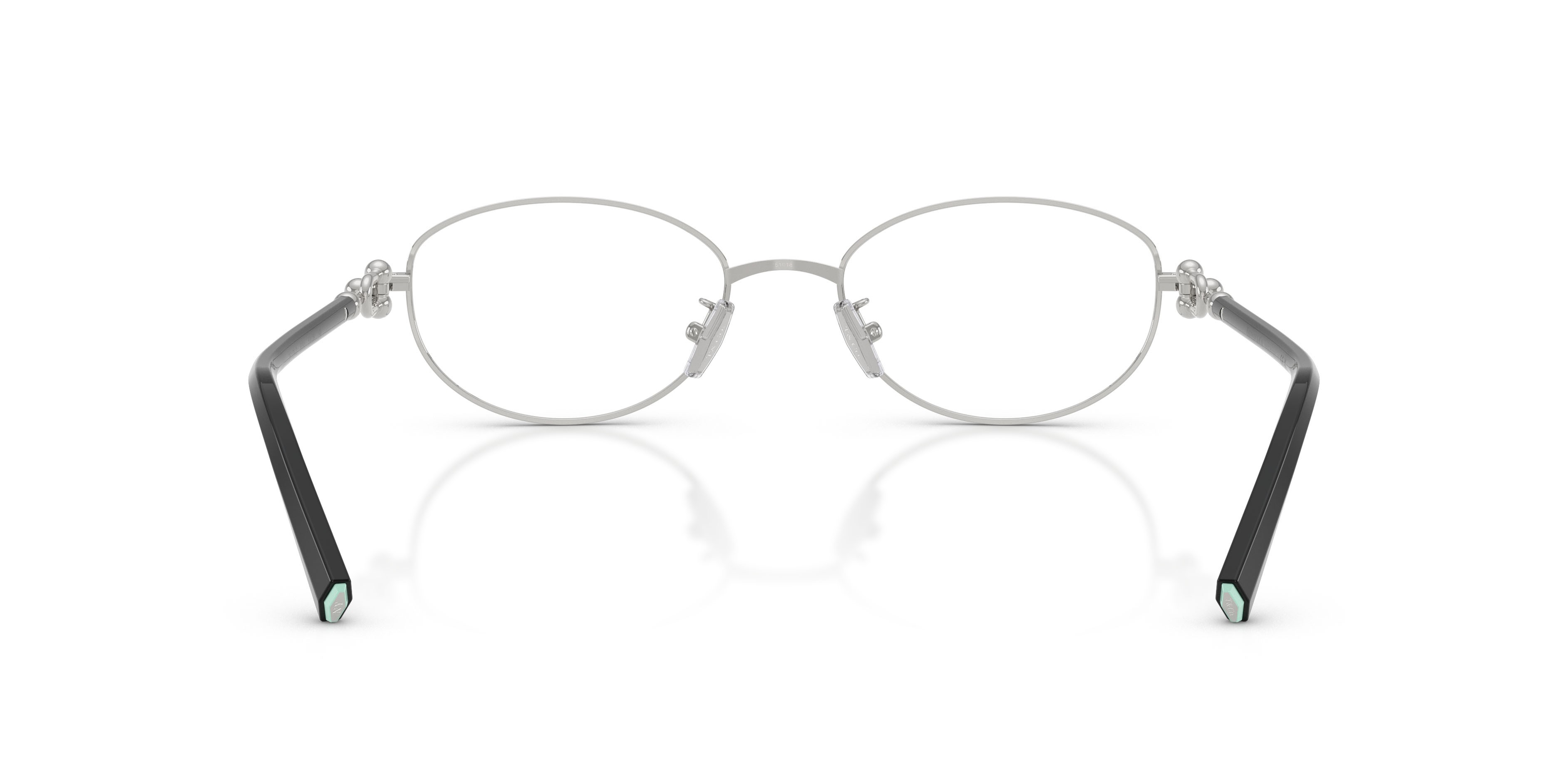 Occhiali da vista Tiffany TF 1176D (6151) colore tiffany blue on silver forma ovale lenti lente demo