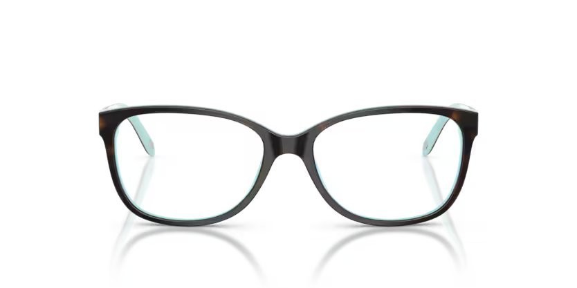 Occhiali da vista Tiffany TF 2097 (8134) colore havana/blue forma quadrato lenti demo lens
