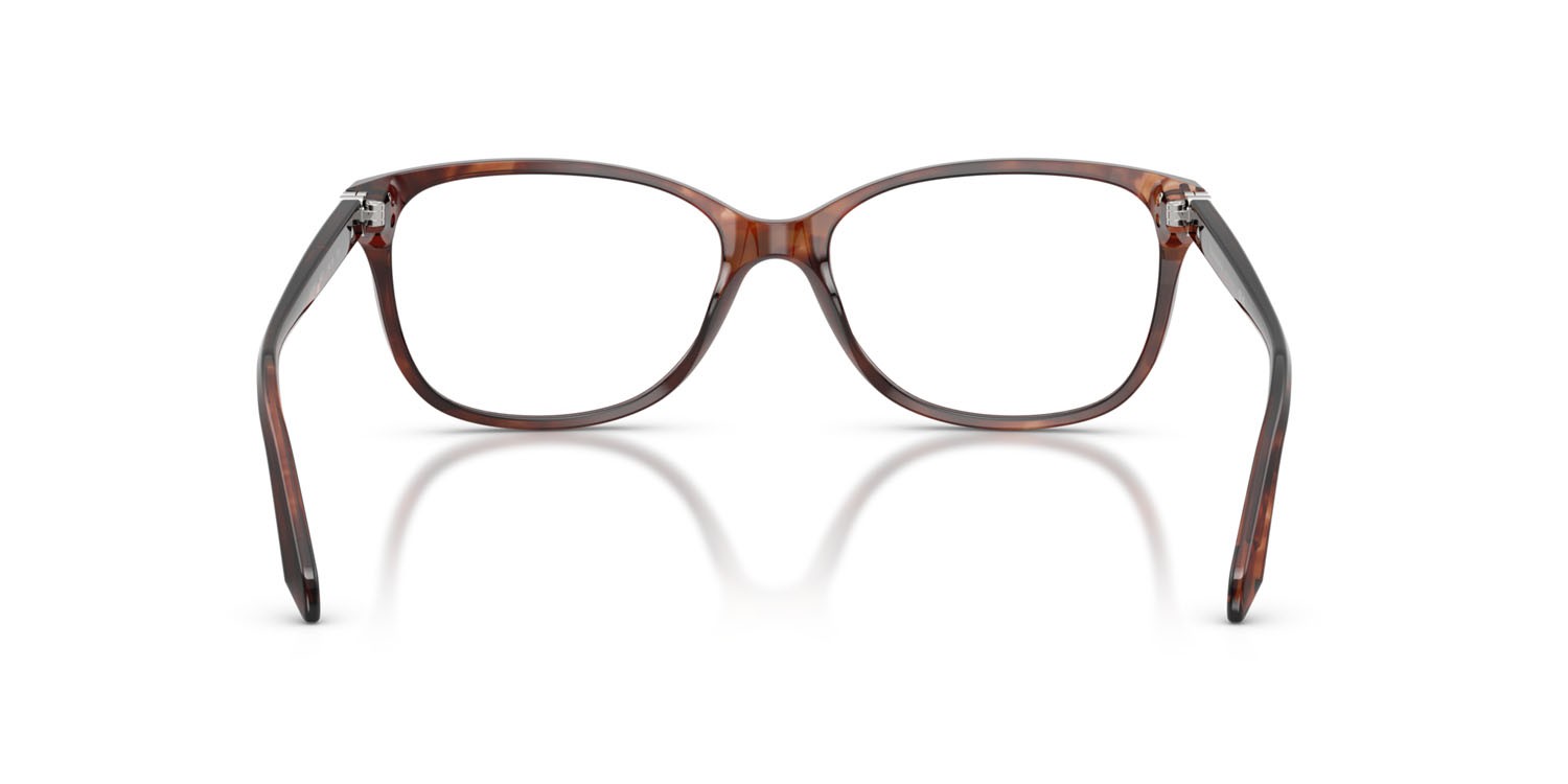 Occhiali da vista Tiffany TF 2097 (8421) colore havana marrone effetto maculato forma quadrato lenti lente demo