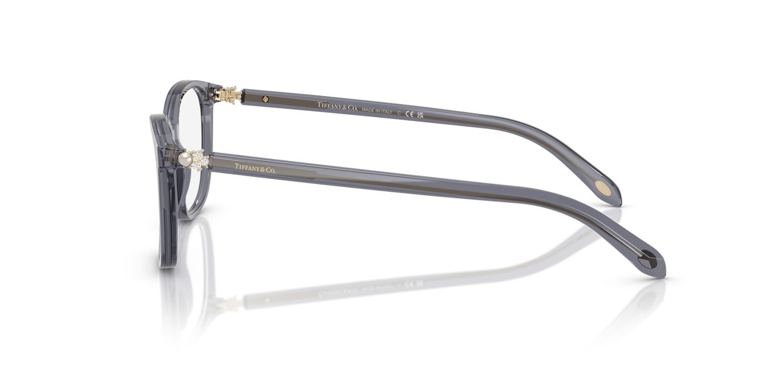 Eyeglasses Tiffany TF 2109HB (8405) color crystal dark violet shape square lenses lente demo
