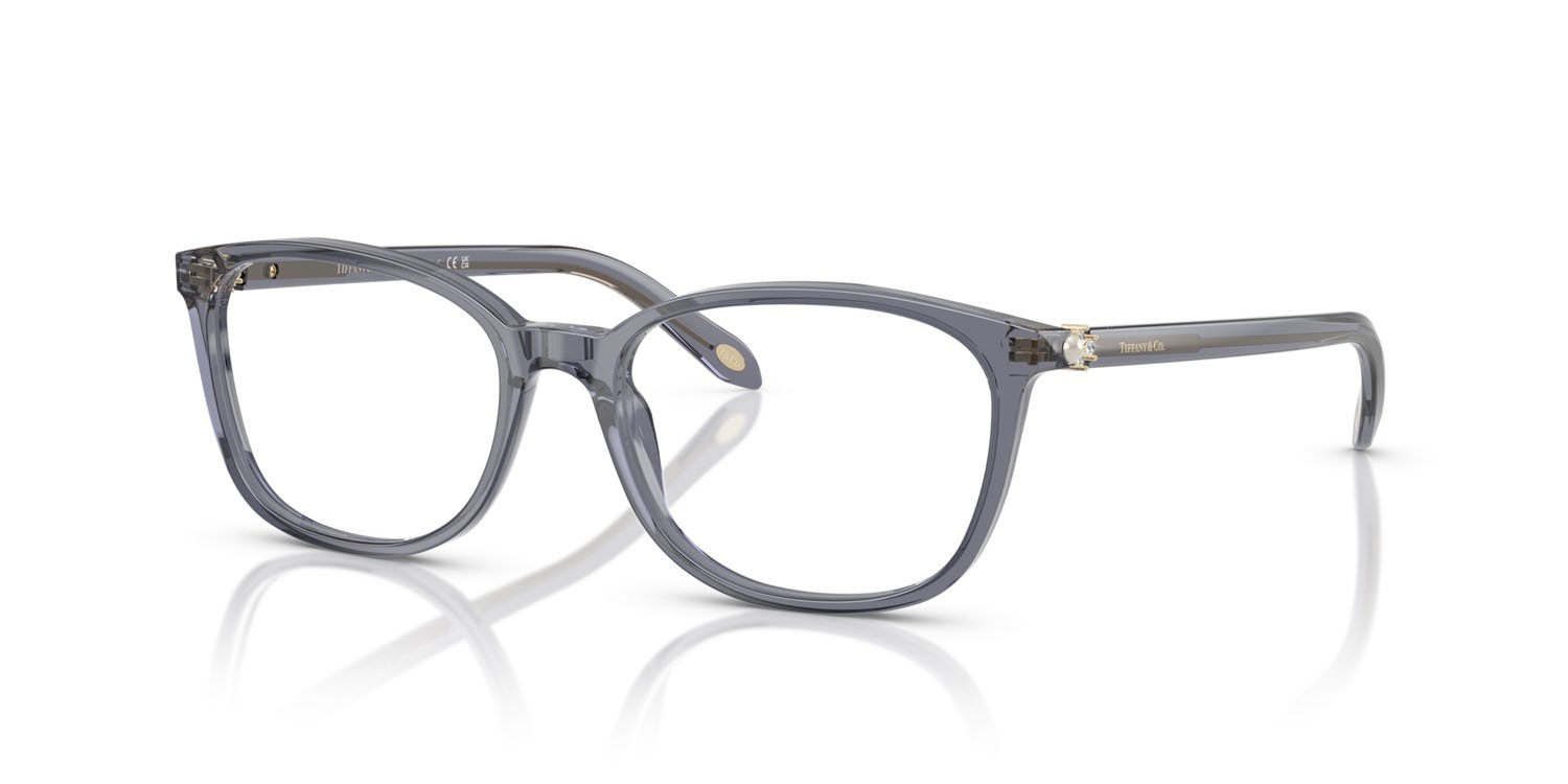 Eyeglasses Tiffany TF 2109HB (8405) color crystal dark violet shape square lenses lente demo