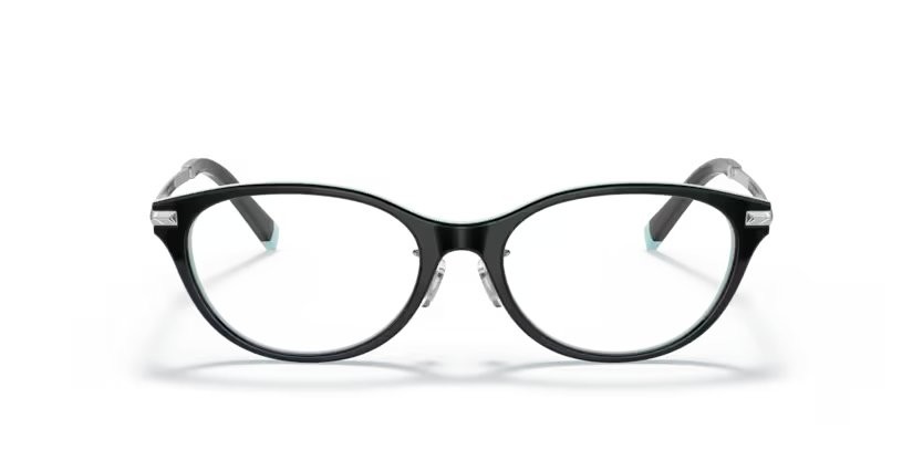Eyeglasses Tiffany TF 2210D (8055) color nero su blu tiffany shape cat eye lenses lente demo