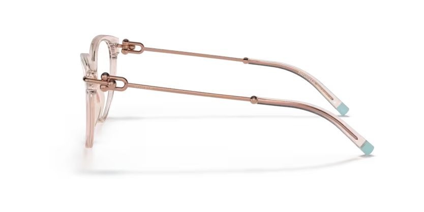 Eyeglasses Tiffany TF 2217 (8278) color crystal nude shape cat eye lenses demo lens