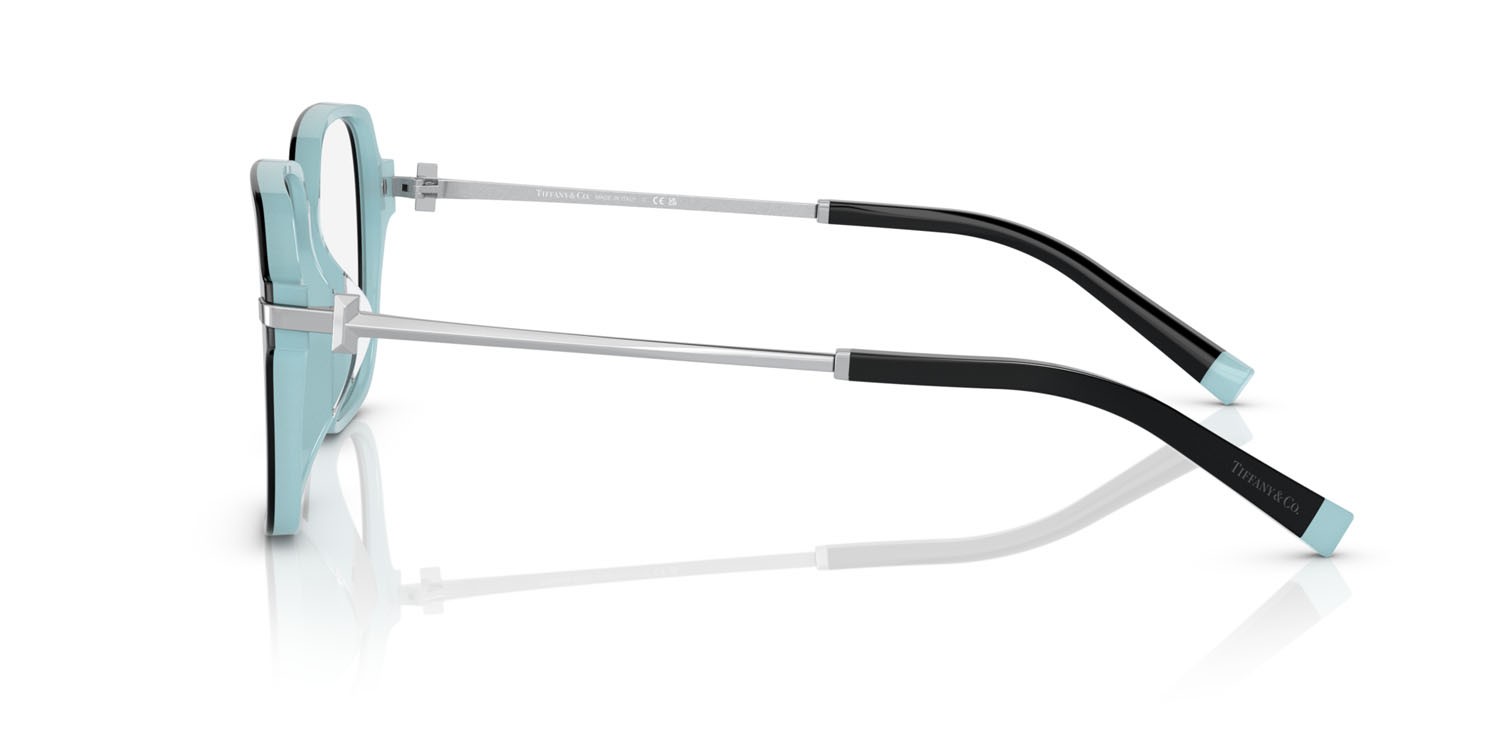 Brillen Tiffany TF 2224D (8055) farbe nero su blu tiffany form quadratisch gläser lente demo