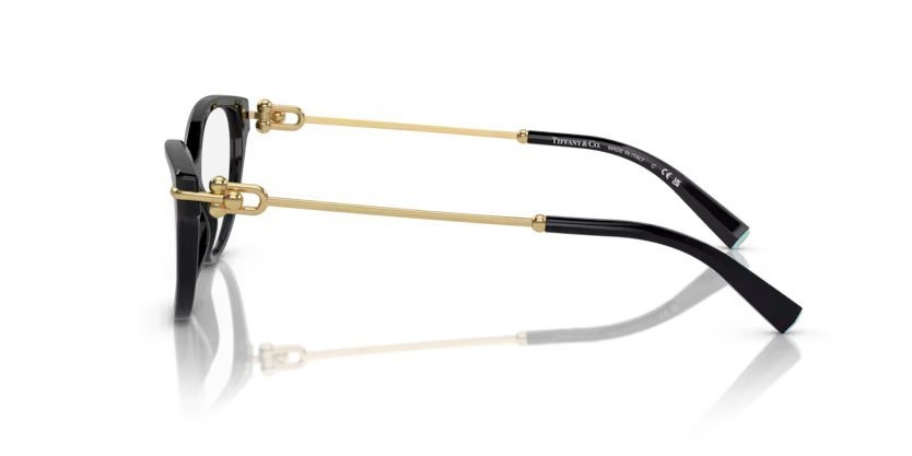 Eyeglasses Tiffany TF 2231 (8001) color nero shape cat eye lenses lente demo