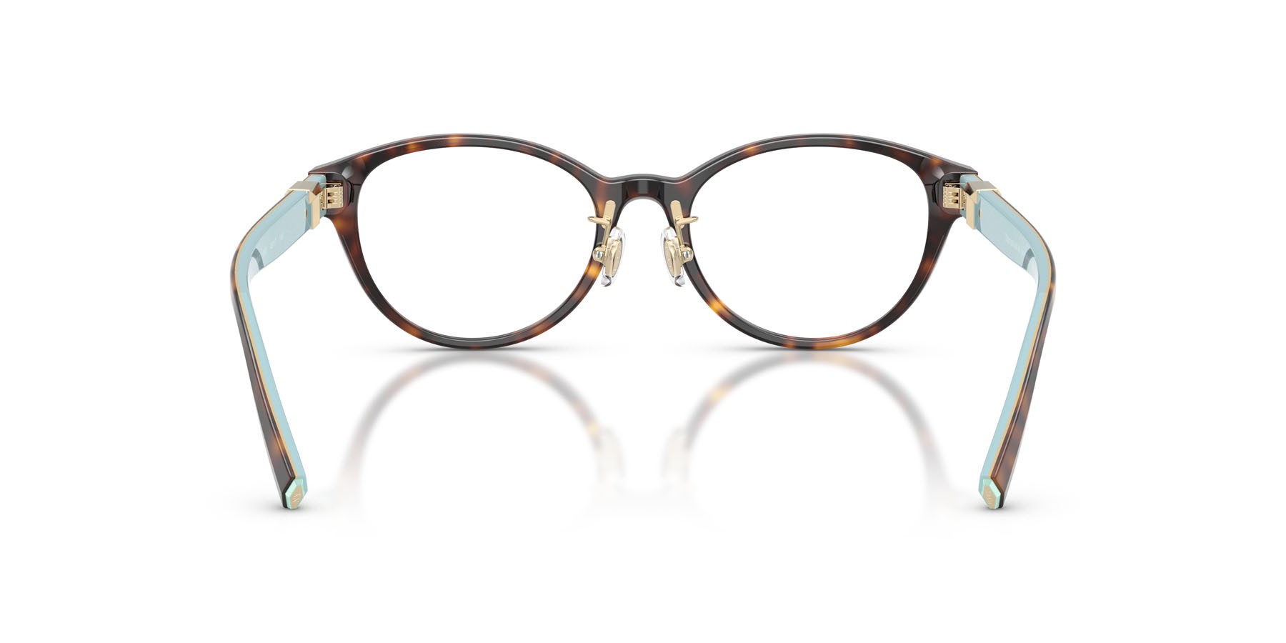 Eyeglasses Tiffany TF 2236D (8363) color havana shape oval lenses lente demo