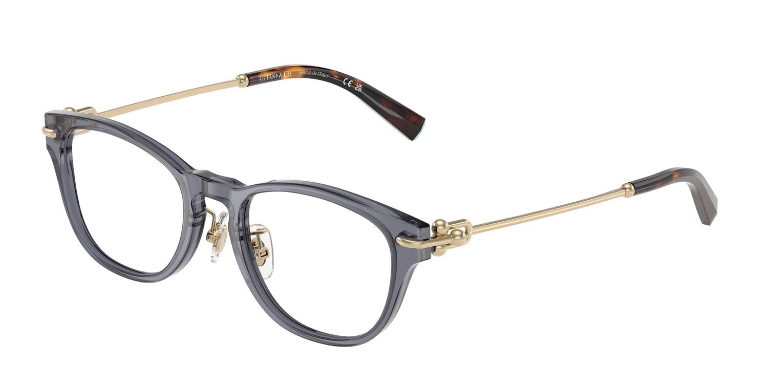 Eyeglasses Tiffany TF 2237D (8405) color crystal dark violet shape square lenses lente demo