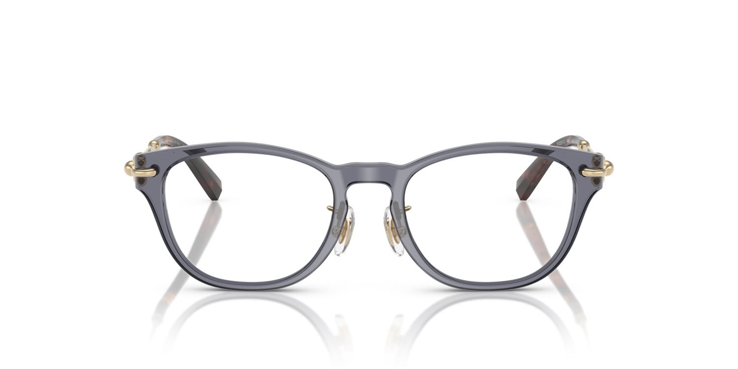 Eyeglasses Tiffany TF 2237D (8405) color crystal dark violet shape square lenses lente demo
