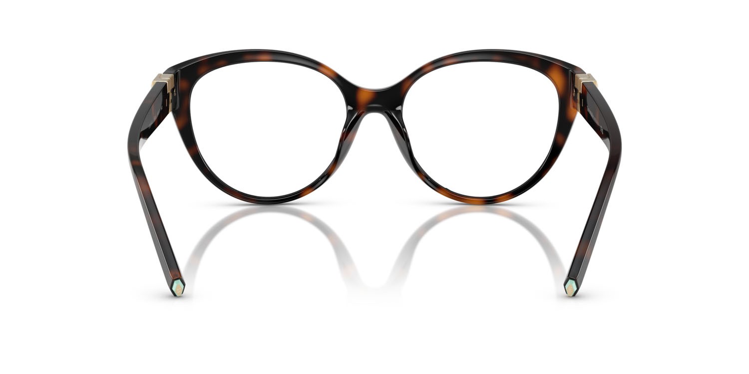 Eyeglasses Tiffany TF 2255U (8015) color havana shape cat eye lenses lente demo