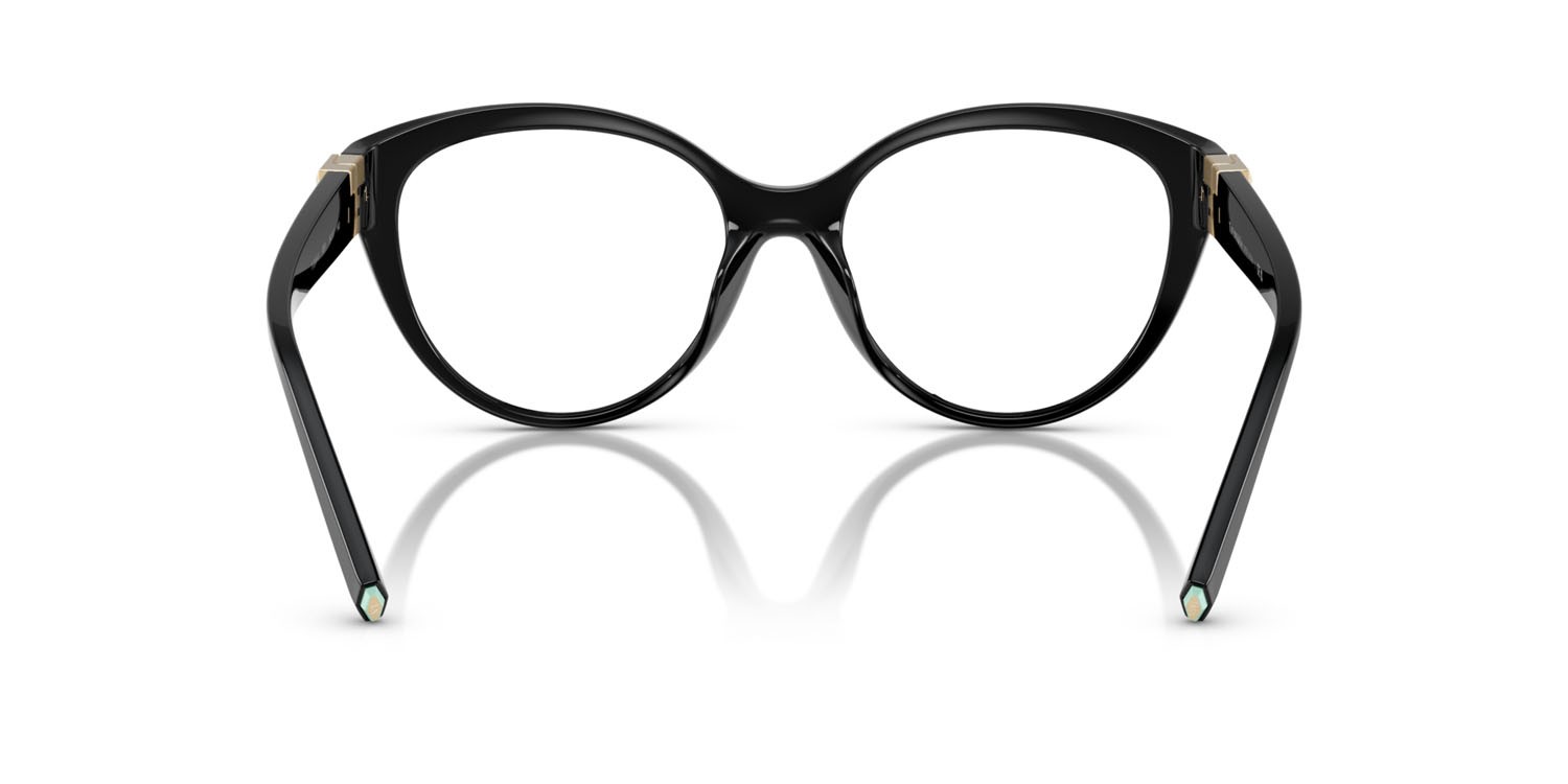 Eyeglasses Tiffany TF 2255U (8361) color nero shape cat eye lenses lente demo