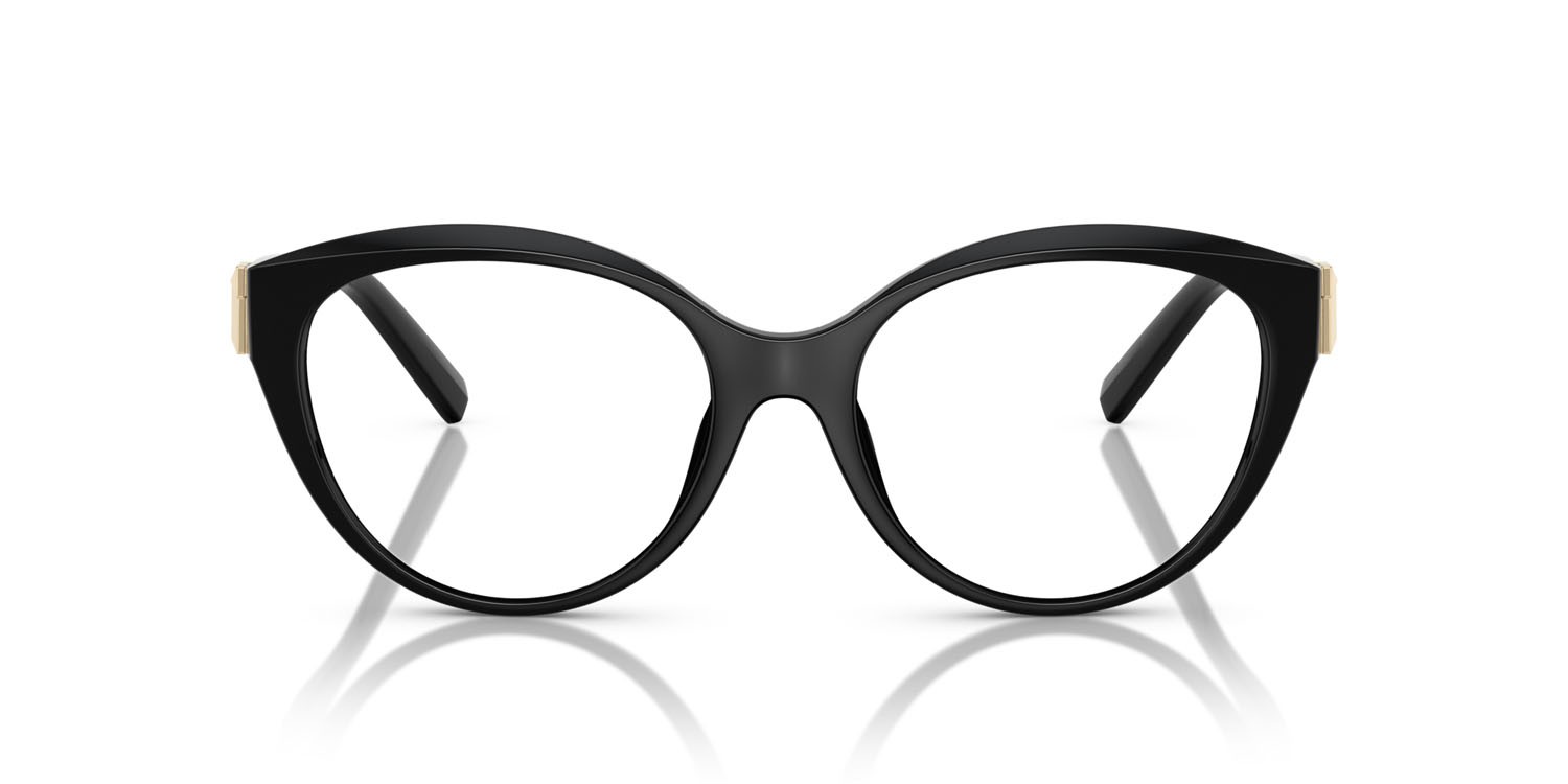 Eyeglasses Tiffany TF 2255U (8361) color nero shape cat eye lenses lente demo