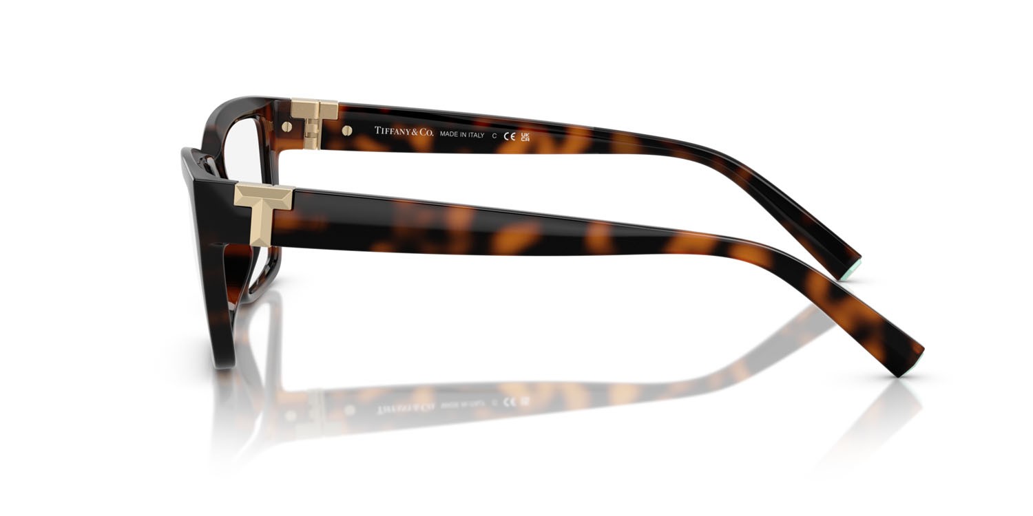 Eyeglasses Tiffany TF 2256U (8015) color havana shape square lenses lente demo