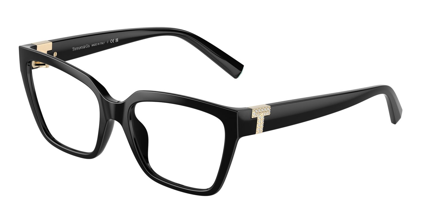 Eyeglasses Tiffany TF 2257BU (8001) color nero shape square lenses lente demo